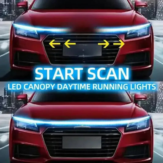 LED Scheinwerfer-Streifen für Motorhaube – SwissGlanzGarage Autopflege Schweiz