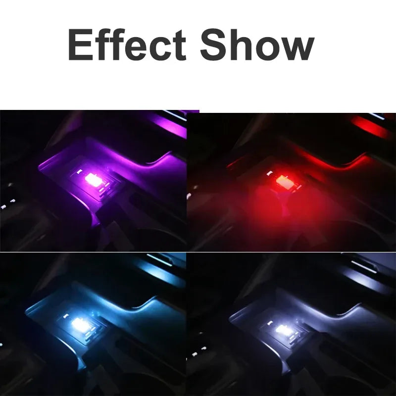 Mini USB LED Auto-Innenraumbeleuchtung – SwissGlanzGarage Autopflege Schweiz