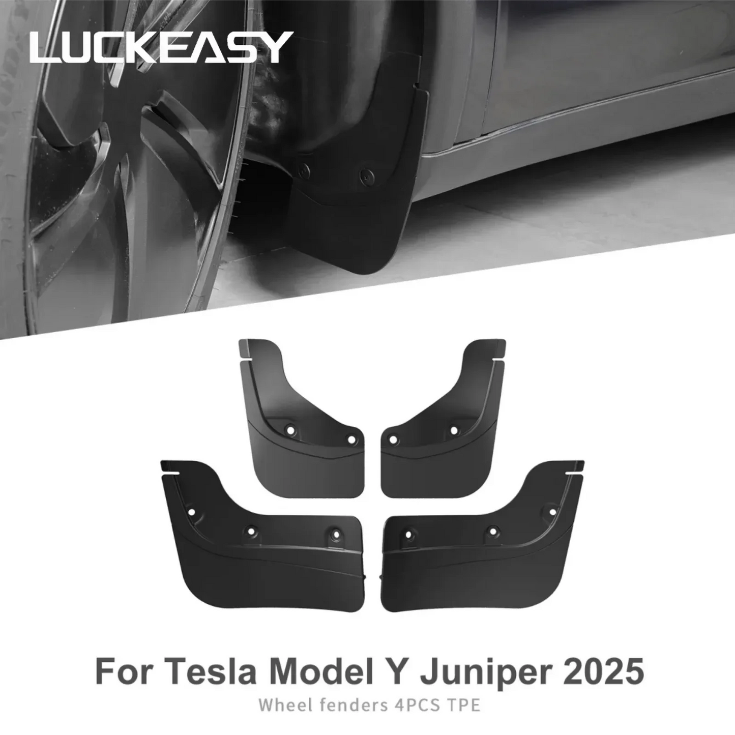 Mud Flaps Set für Tesla Model Y Juniper 2025 – SwissGlanzGarage Autopflege Schweiz