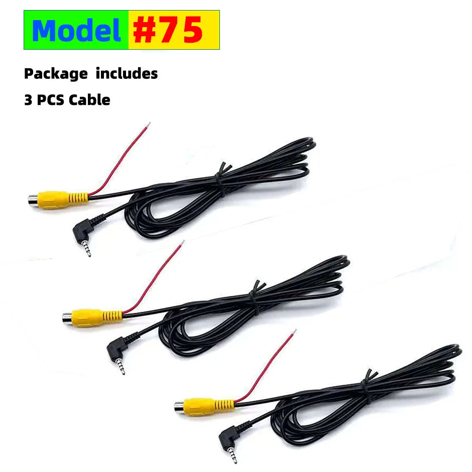 Rückfahrkamera Anschlusskabel RCA auf 2.5mm AV