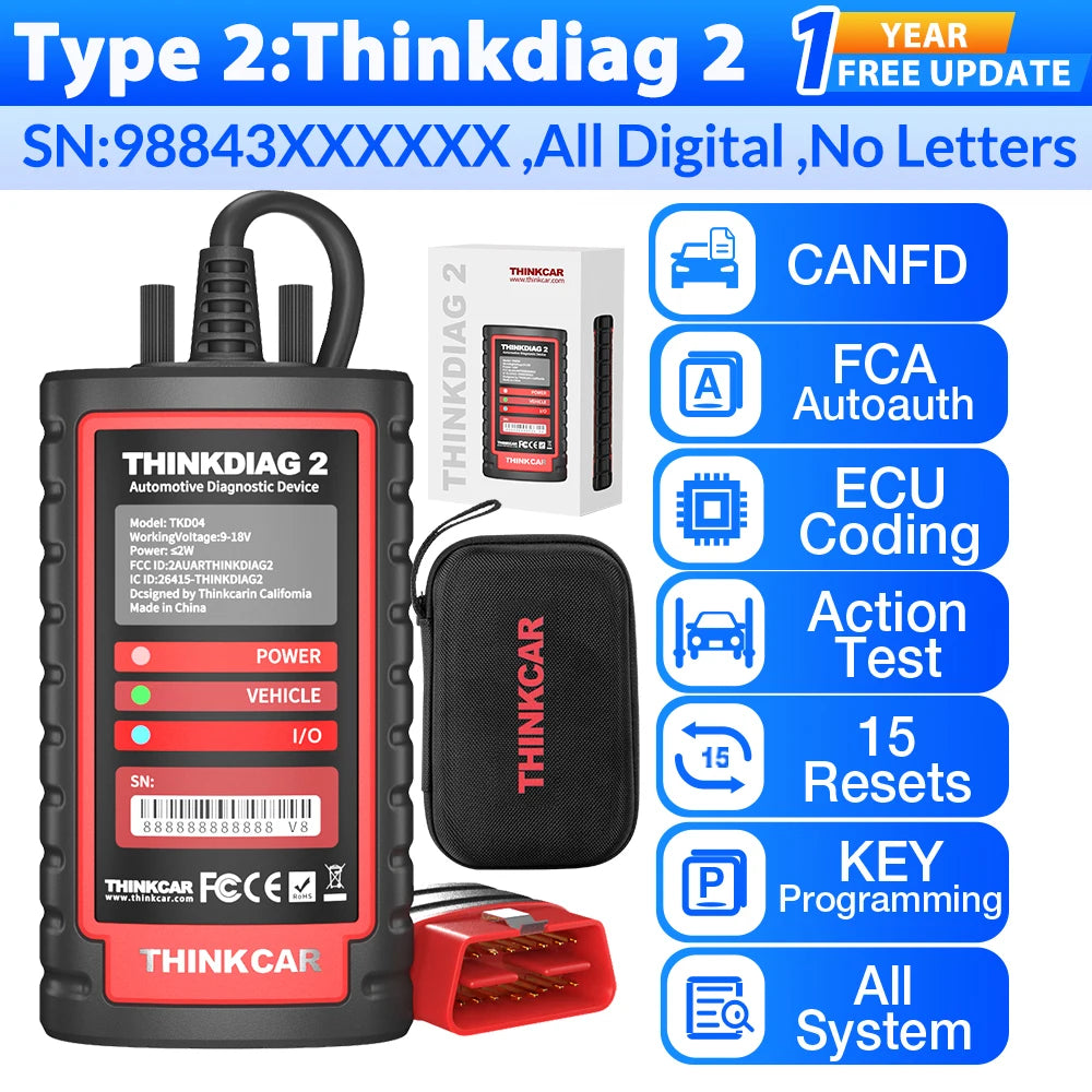 Thinkcar ThinkDiag 2 OBD2-Diagnosegerät
