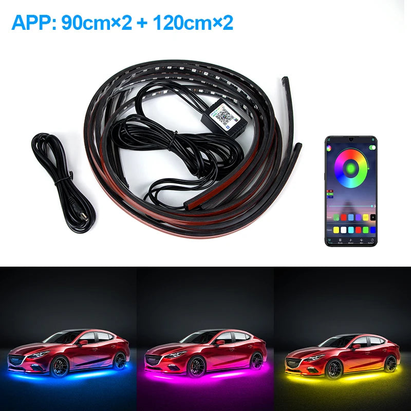 Flexible LED Unterbodenbeleuchtung RGB