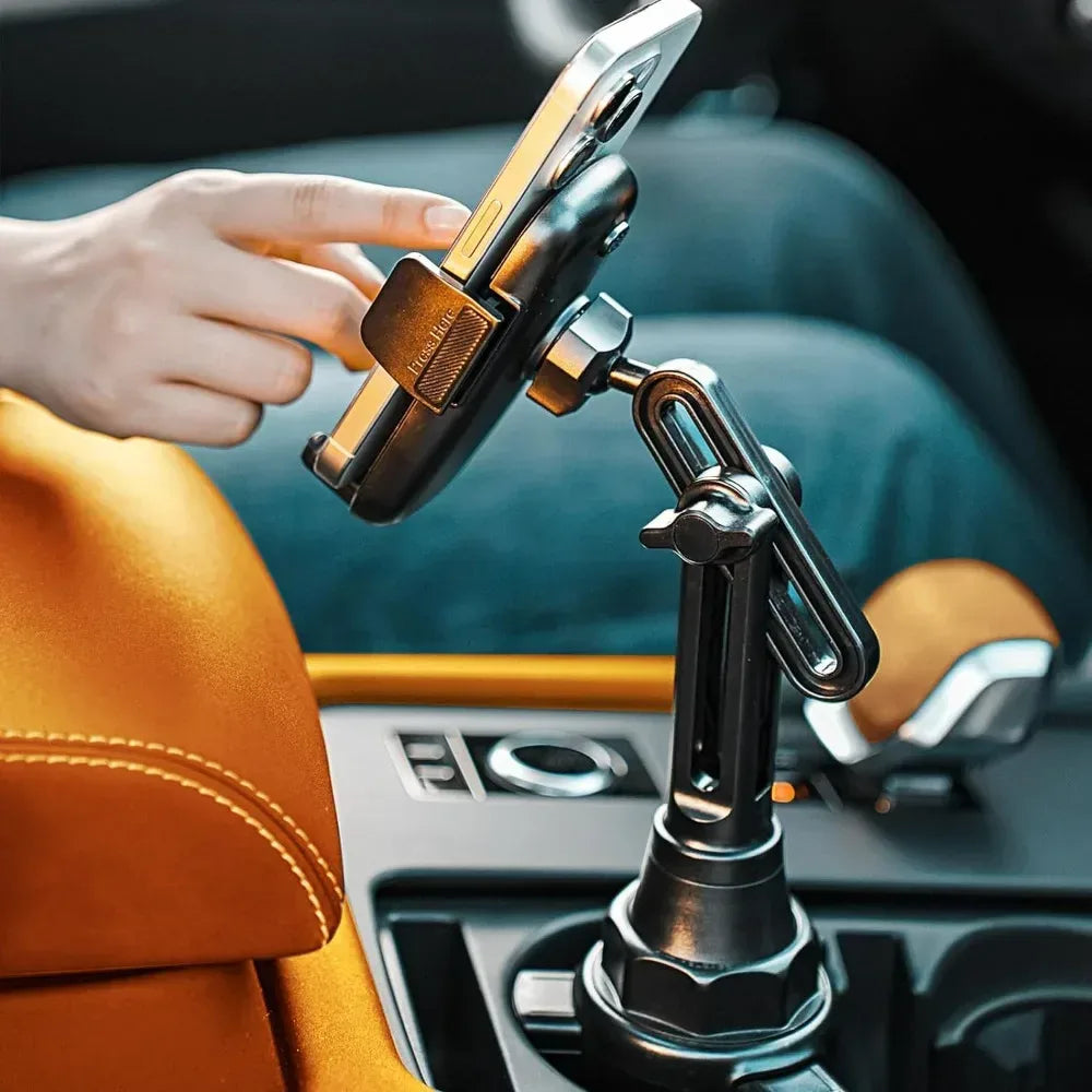 Upgraded Becher-Handyhalter 360° verstellbar – SwissGlanzGarage Autopflege Schweiz