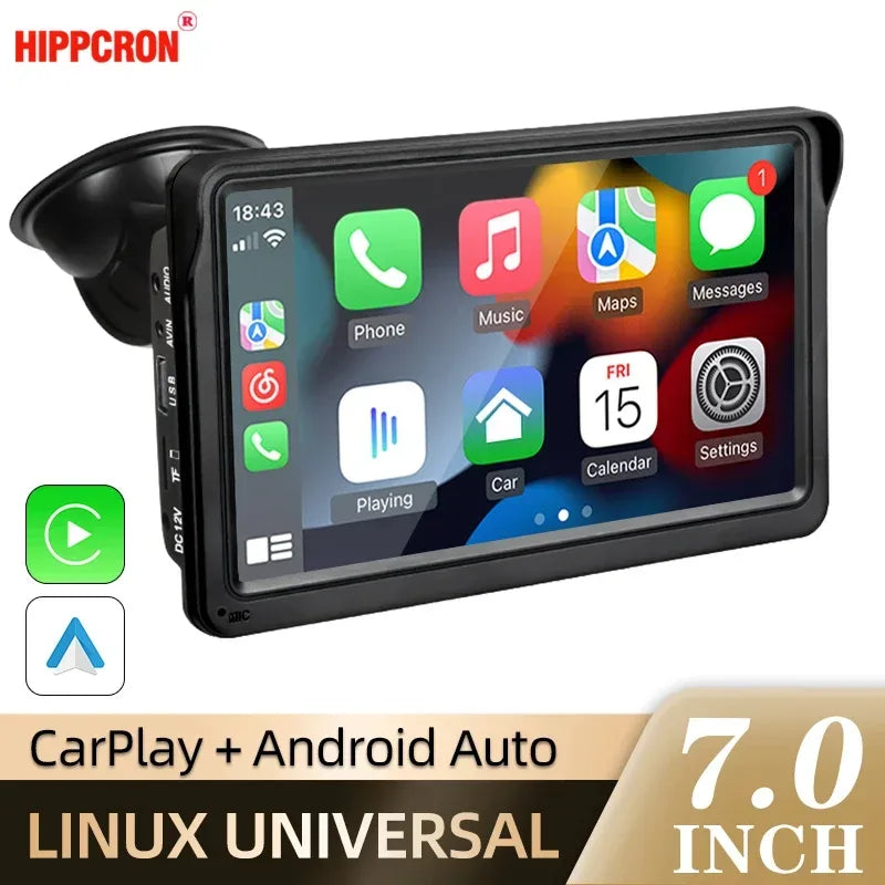 Hippcron 7 Zoll CarPlay Multimedia-Player – SwissGlanzGarage Autopflege Schweiz