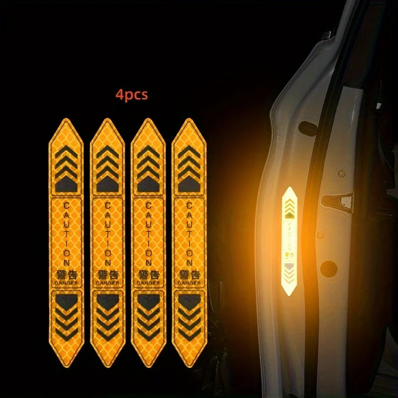 Reflektierende Auto-Türaufkleber Set