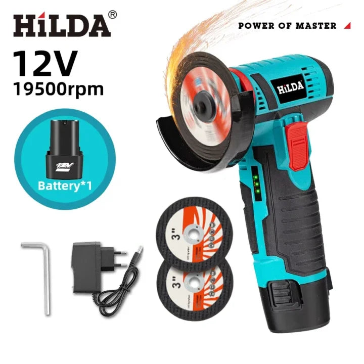HILDA Mini-Trennschleifer 12V