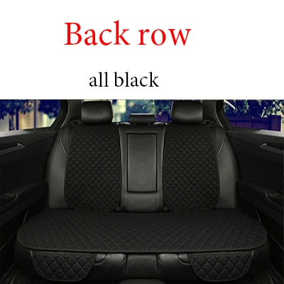 Universal Auto-Sitzauflage Leinen Schwarz
