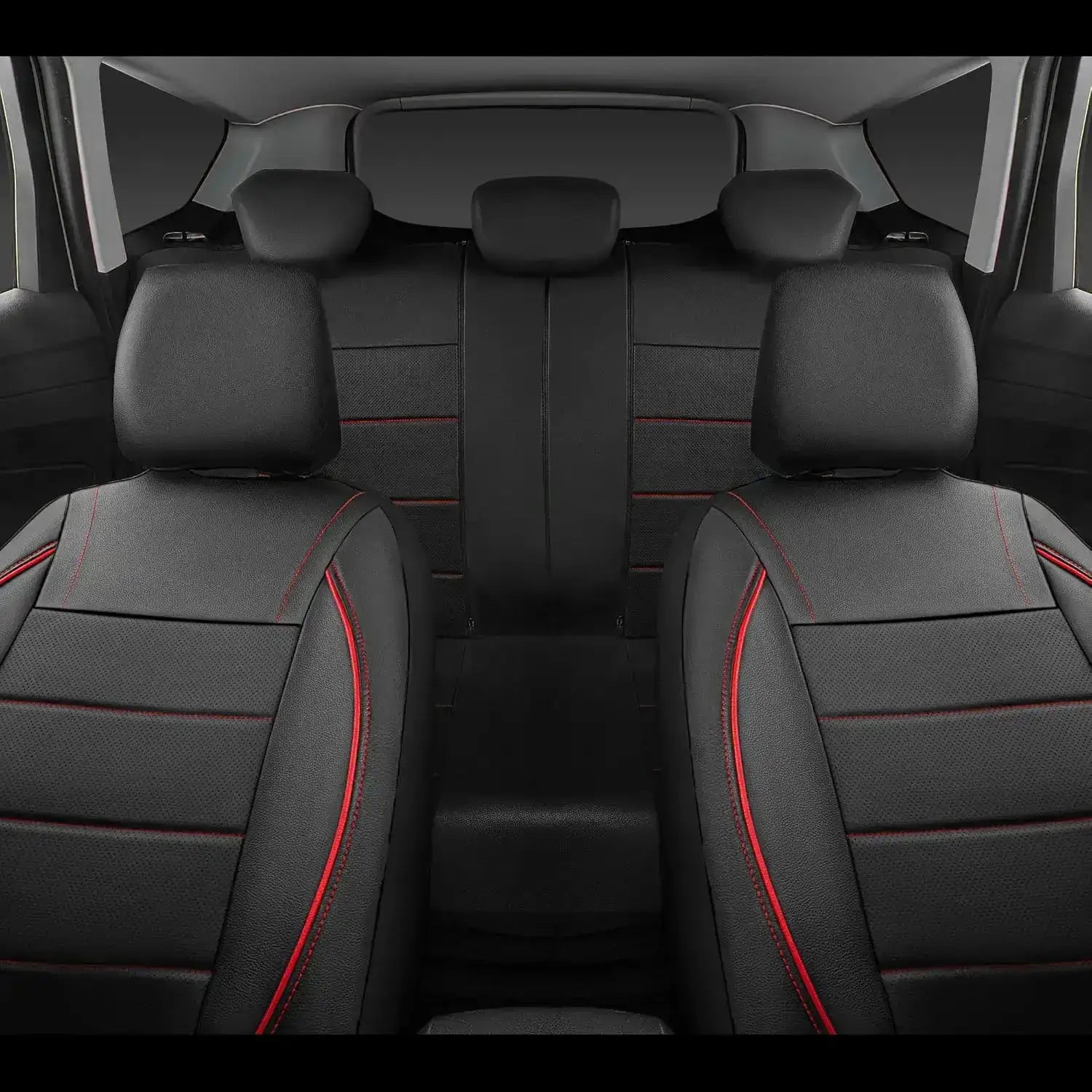 Leder Auto-Sitzbezug Universal Atmungsaktiv 5-Sitz – SwissGlanzGarage Autopflege Schweiz