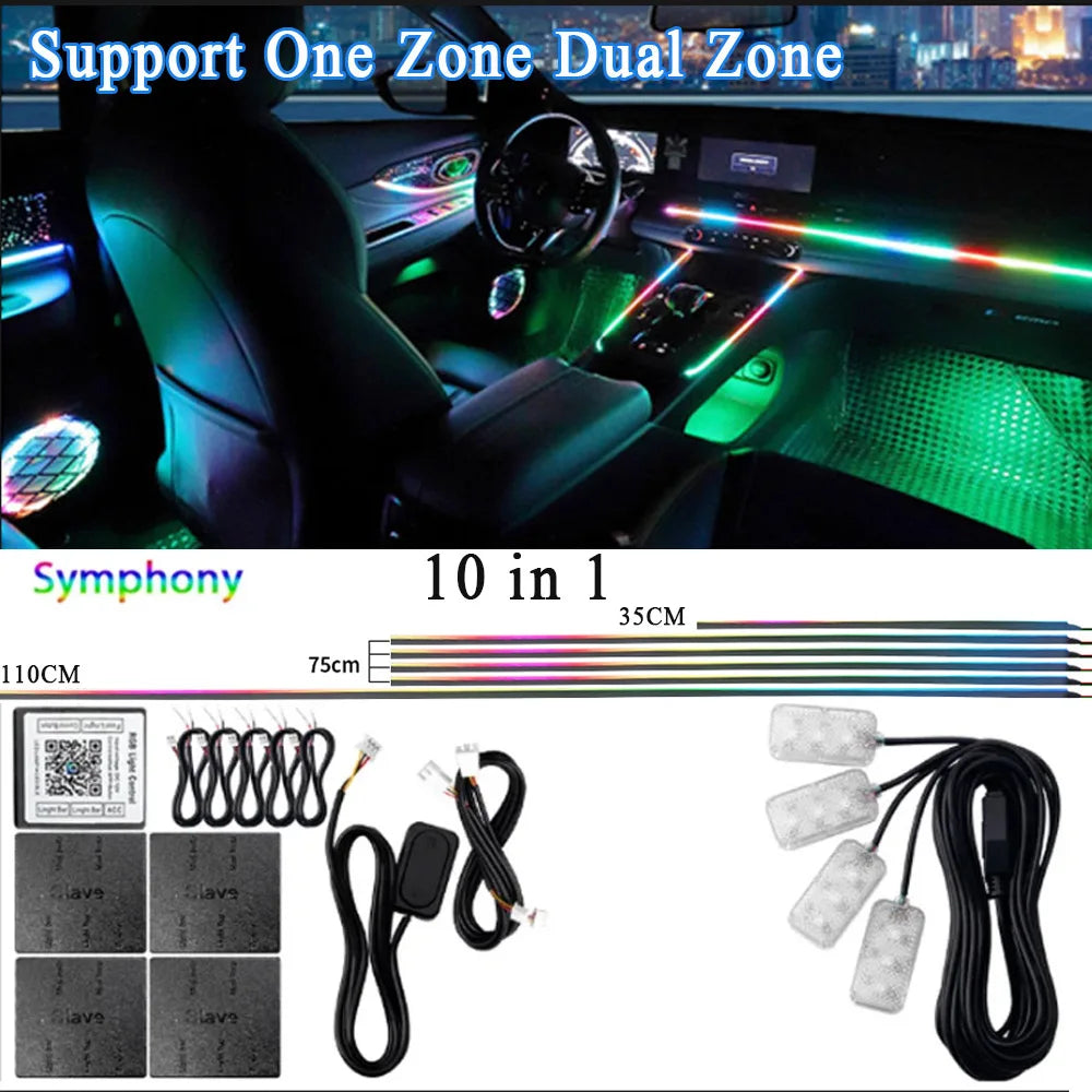 LED-Innenraum Streifen Ambiente-Beleuchtung