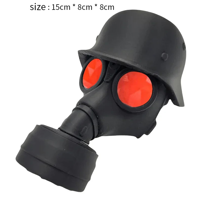 Anhängerkupplung Abdeckung Gasmasken-Helm