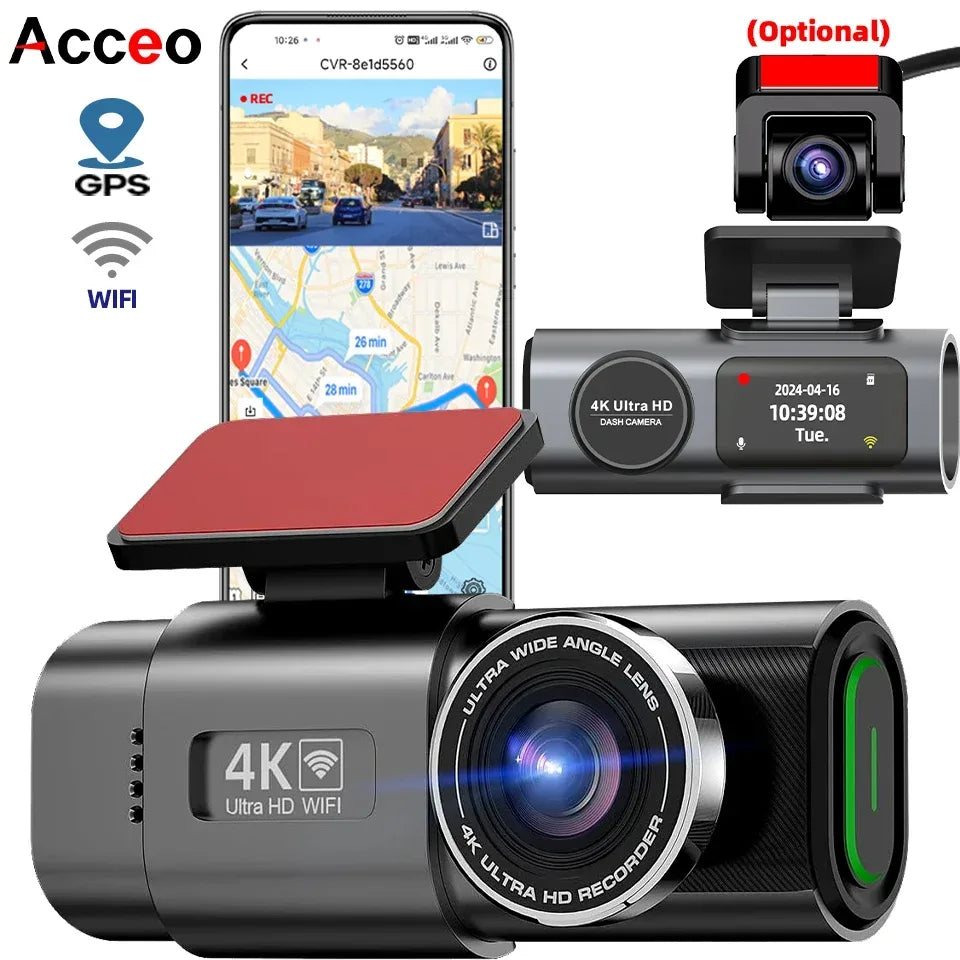 Dashcam 4K UHD mit GPS und Wi-Fi – SwissGlanzGarage Autopflege Schweiz