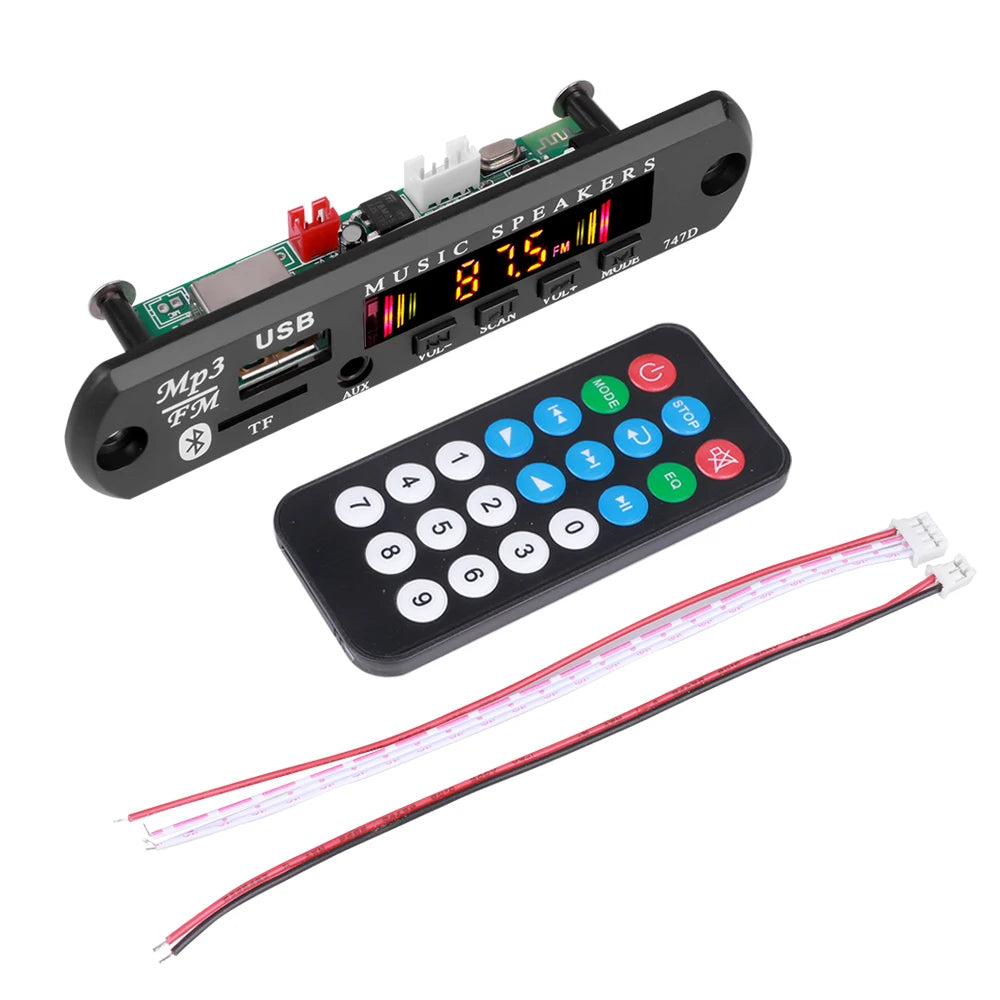 FM-Transmitter Bluetooth 5.0 mit USB-Ladegerät –