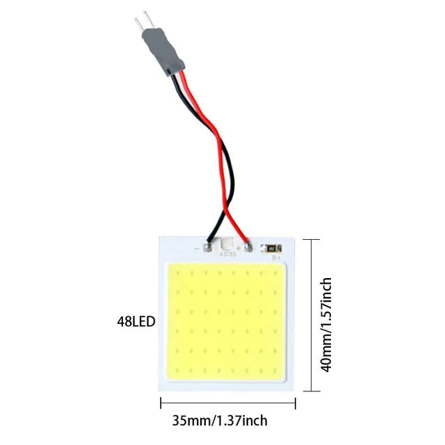 8er Set COB LED Innenraum-Beleuchtung 12V