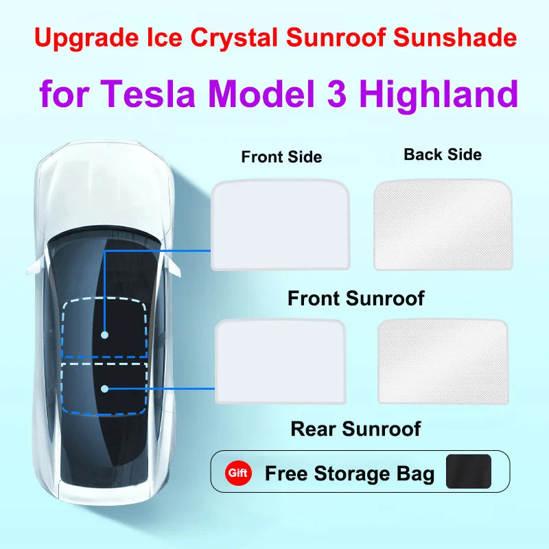 Sonnenblende für Tesla Model 3 Y 2020-2026