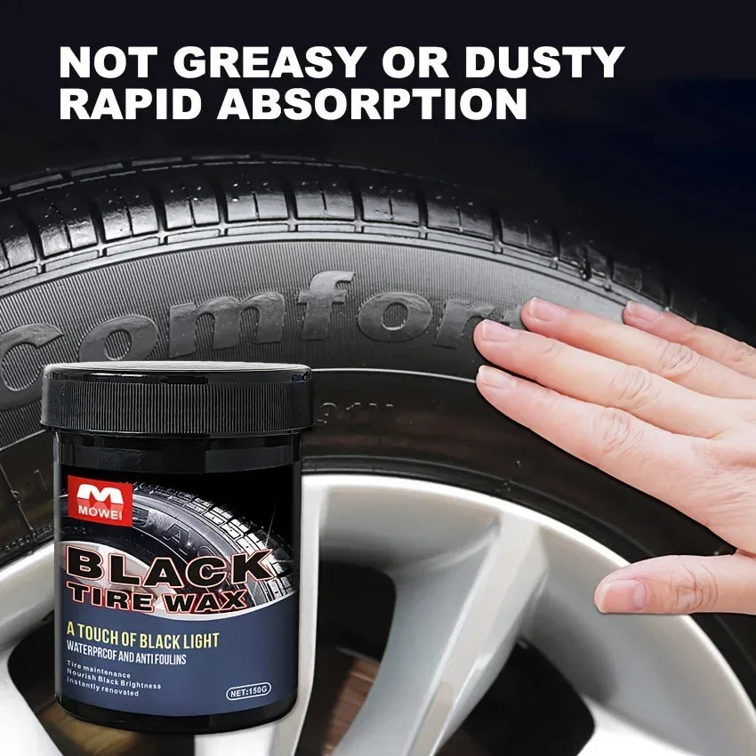 Reifenpflegemittel - Black Shiny Tire Wax 30g – SwissGlanzGarage Autopflege Schweiz
