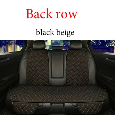 Universal Auto-Sitzauflage Leinen Schwarz