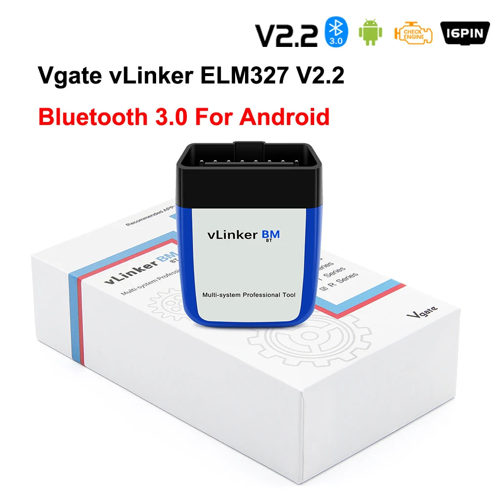 Vgate vLinker BM+ ELM327 OBD2 Scanner