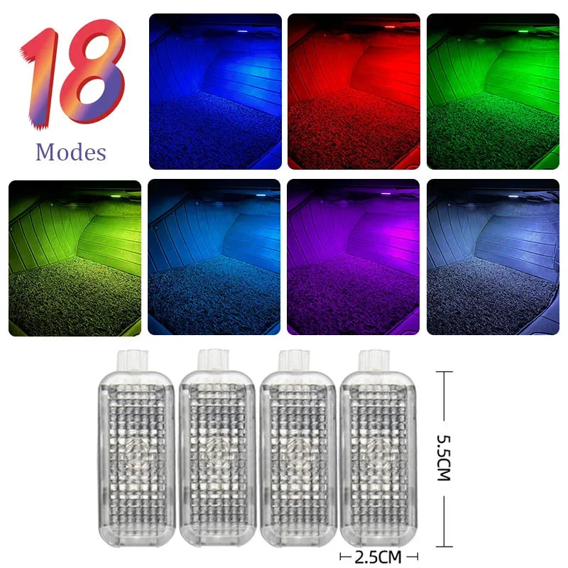 LED Fussraumbeleuchtung für Audi A1 A3 A4 Q5