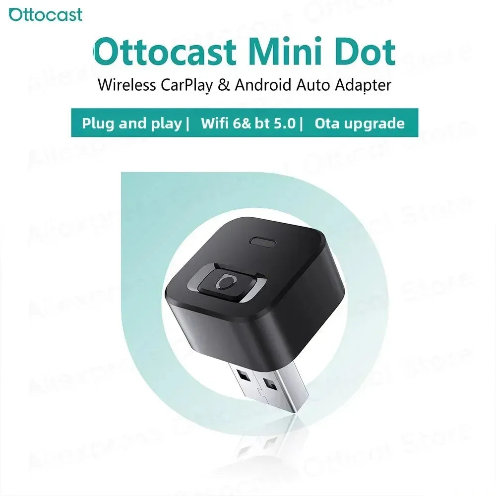 Ottocast Mini Dot Kabellos CarPlay Adapter – SwissGlanzGarage Autopflege Schweiz