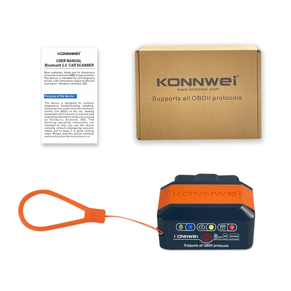 KONNWEI KW905 OBD2 Scanner Bluetooth 5.0