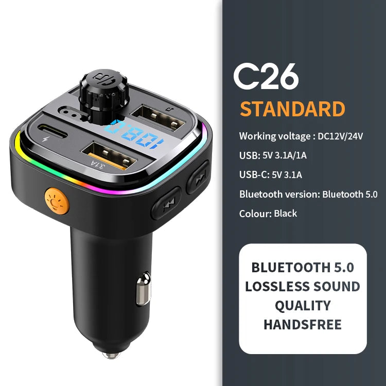 Bluetooth 5.0 FM Transmitter