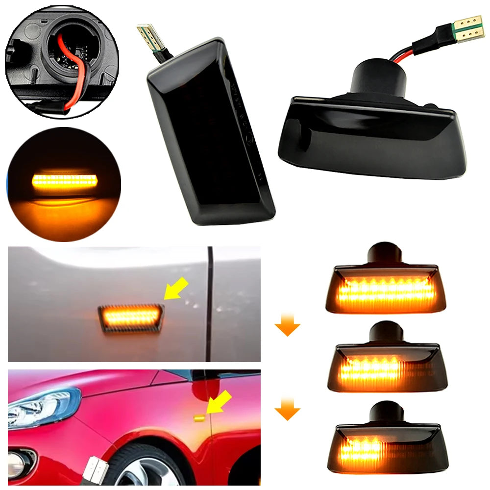 Dynamisches LED-Blinklicht Set für Opel