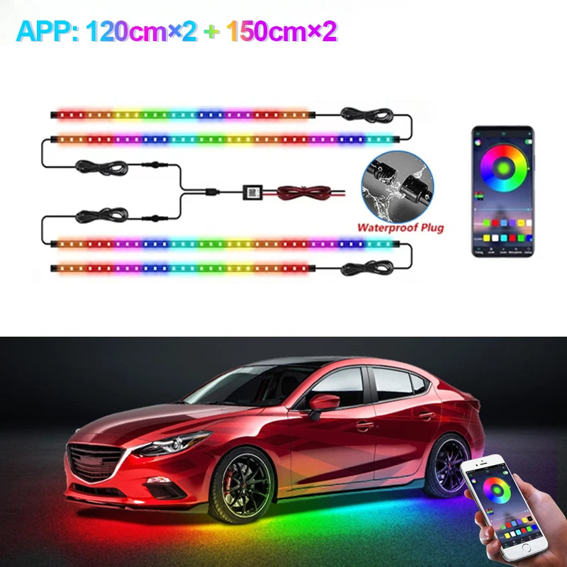 Flexible LED Unterbodenbeleuchtung RGB