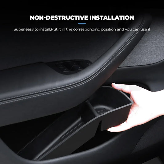 Seitenablagebox für Tesla Model Y – SwissGlanzGarage Autopflege Schweiz