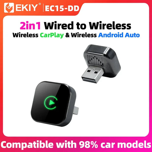 XUDA 2 in 1 CarPlay & Android Auto Adapter – mit kabellosem – SwissGlanzGarage Autopflege Schweiz