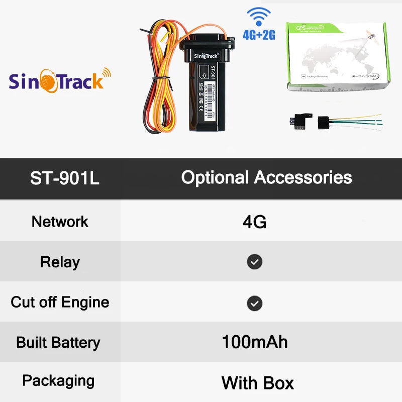 4er Set GPS Tracker mit starkem Magnet