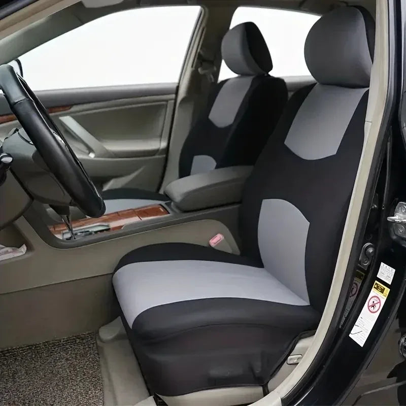 Universal Auto-Sitzbezug Set Schwarz – aus Textil – SwissGlanzGarage Autopflege Schweiz