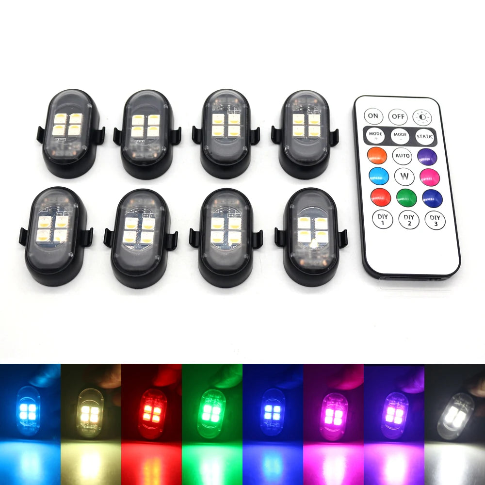 RGB Innenraumbeleuchtung mit Fernbedienung