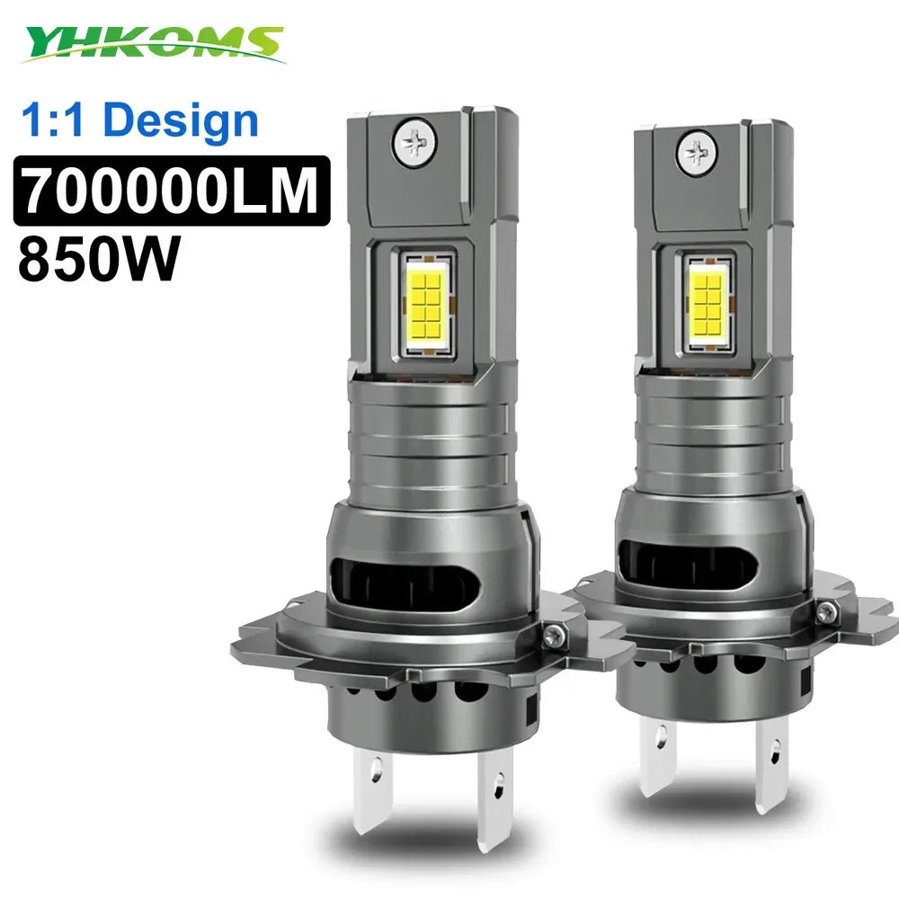 YHKOMS H7 LED Scheinwerfer 700000LM 850W – SwissGlanzGarage Autopflege Schweiz