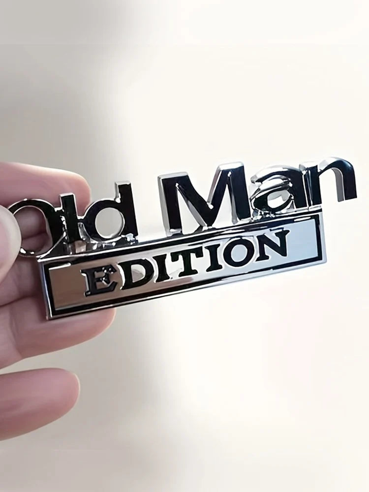 Old Man Edition 3D Emblem Aufkleber