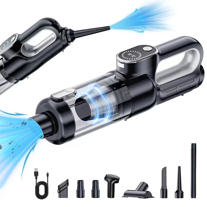 CENRR Mini Auto-Staubsauger kabellos 998000PA – mit Saugnapf