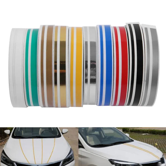 Multicolor Streifen-Folie für Auto-Dekor – SwissGlanzGarage Autopflege Schweiz