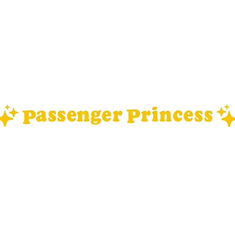 Spiegel-Dekor-Aufkleber "Passenger Princess"