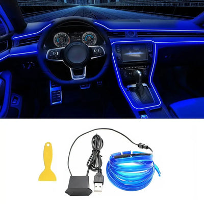 5M LED Innenraum Ambientebeleuchtung USB-Streifen – SwissGlanzGarage Autopflege Schweiz