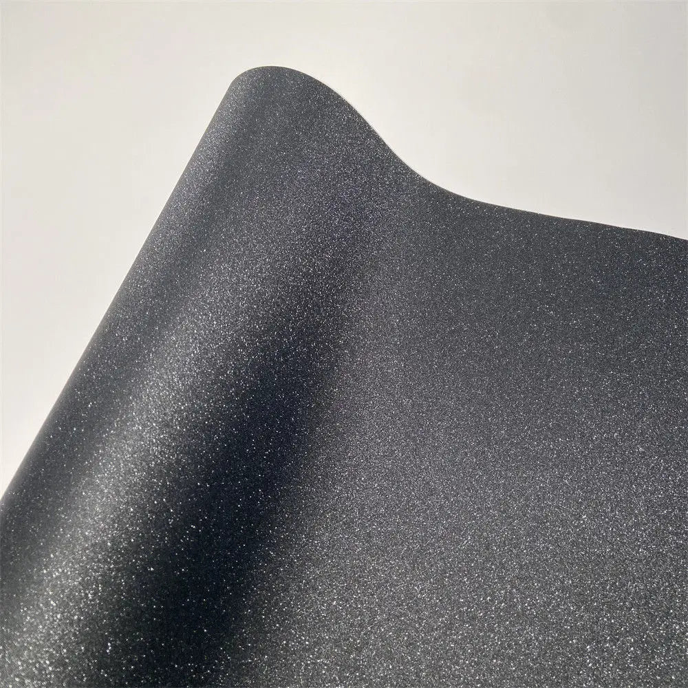 Schwarze Vinyl-Folie glänzend-matt