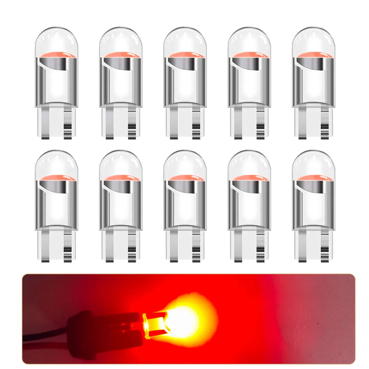 Transparente LED Birne 6000K 1156 Sockel, hohe Helligkeit