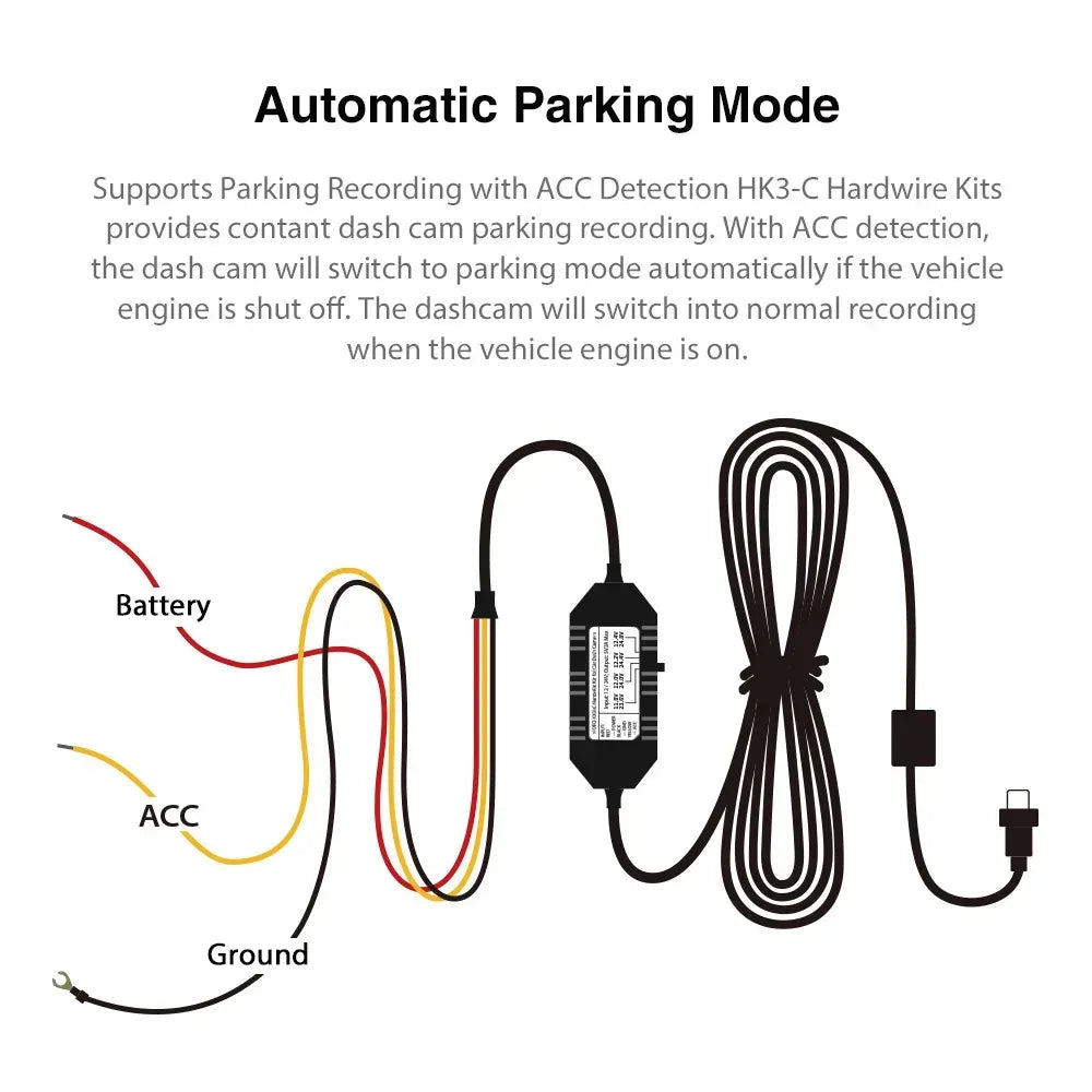 Viofo A139 HK3-C Auto Kamera Hardwire Set – SwissGlanzGarage Autopflege Schweiz