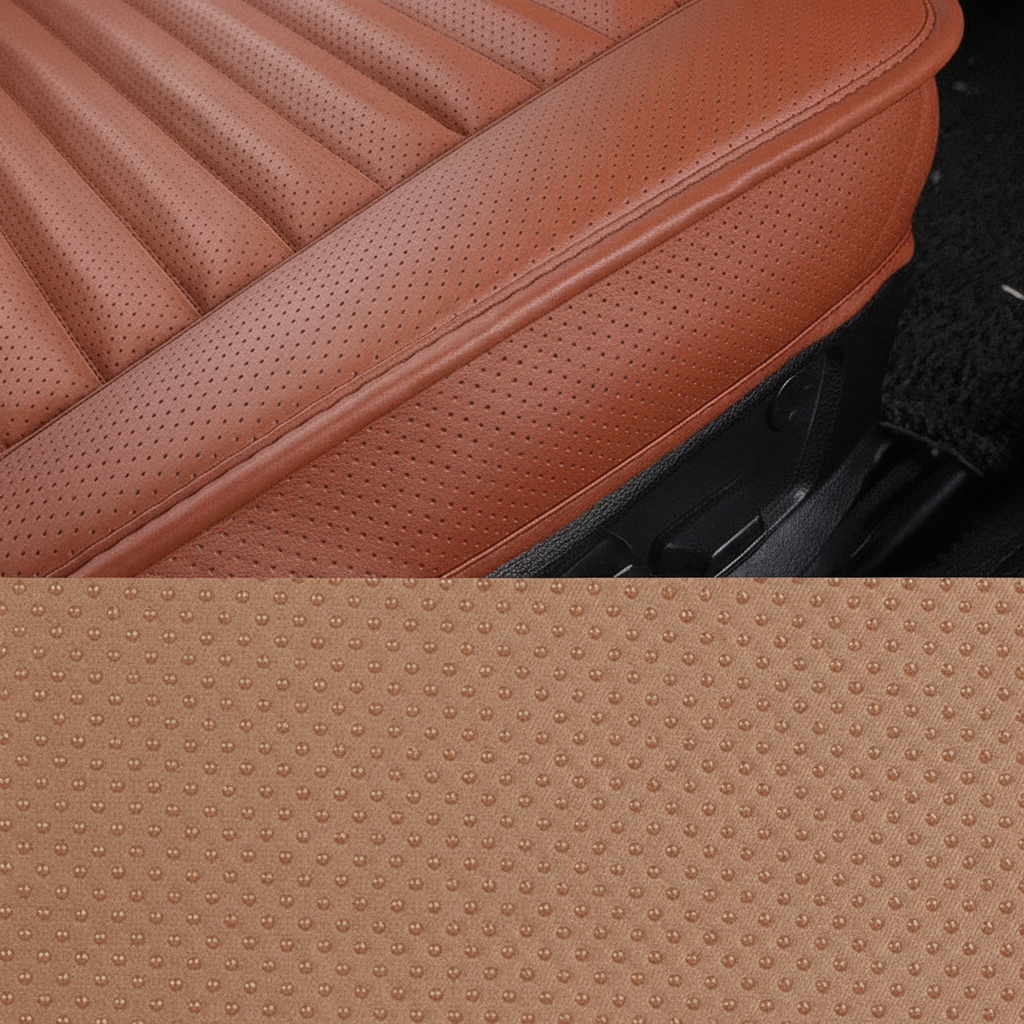 Auto-Sitzbezug Universal Leder Braun
