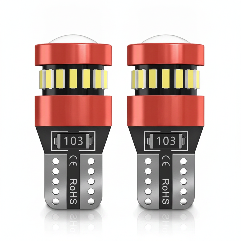 2x T10 W5W Strobe LED Parklicht