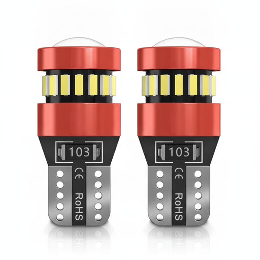 2x T10 W5W Strobe LED Parklicht