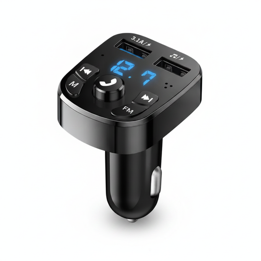 Bluetooth 5.0 FM-Transmitter USB-C Ladegeraet –