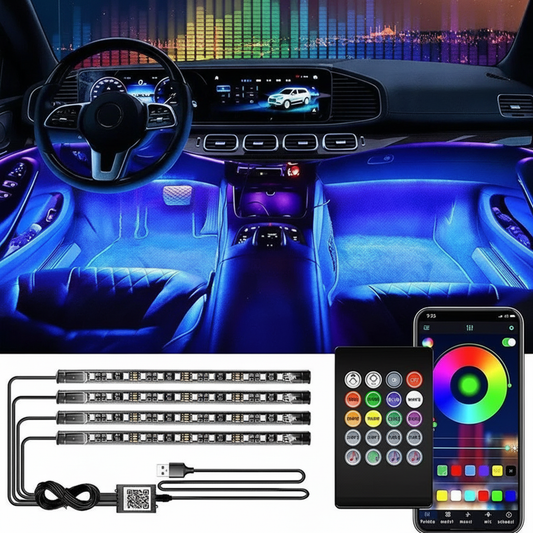 Neon LED Auto Innenraum Ambient Fussraum Beleuchtung