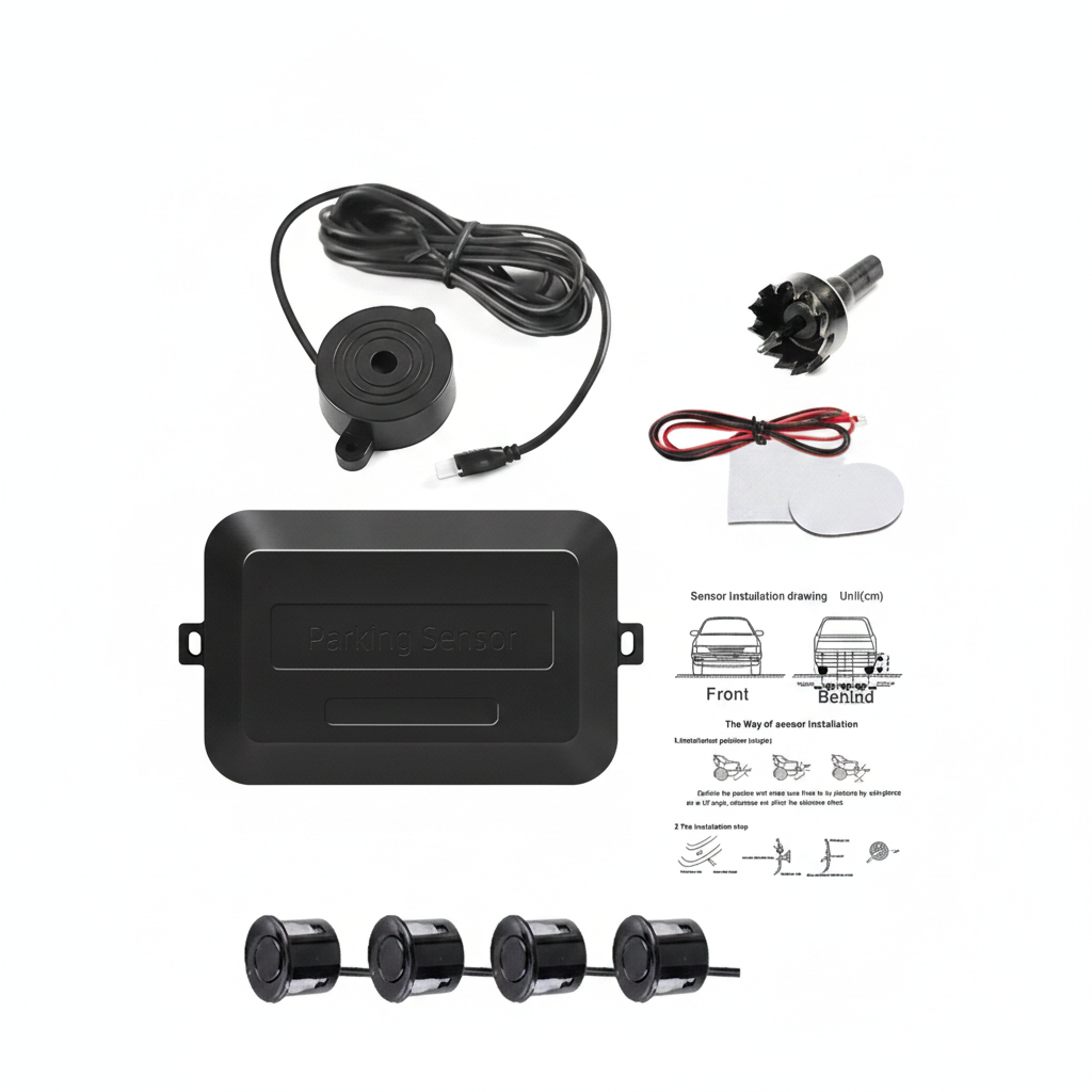 Parksensor Set 4 Sensoren Radar Ton