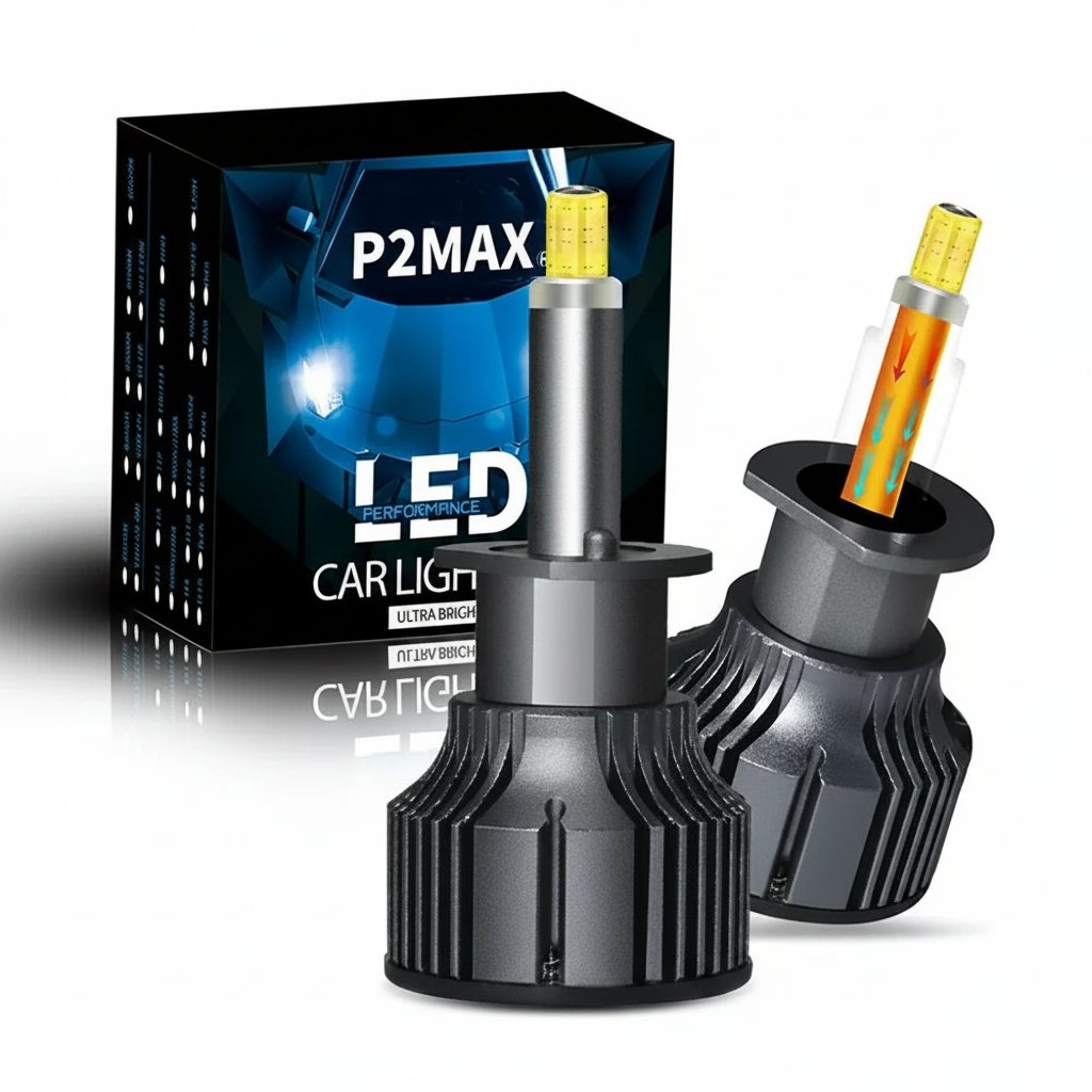 P2MAX LED Auto Scheinwerfer Lampen Set