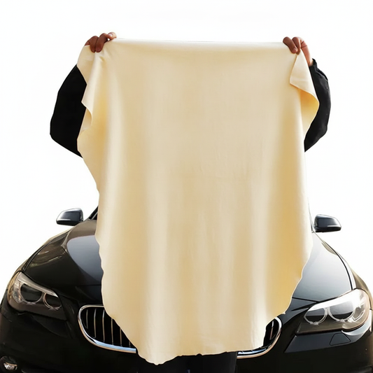 Saugfaehiges Auto Trockentuch gross - Chamois Reinigungstuch