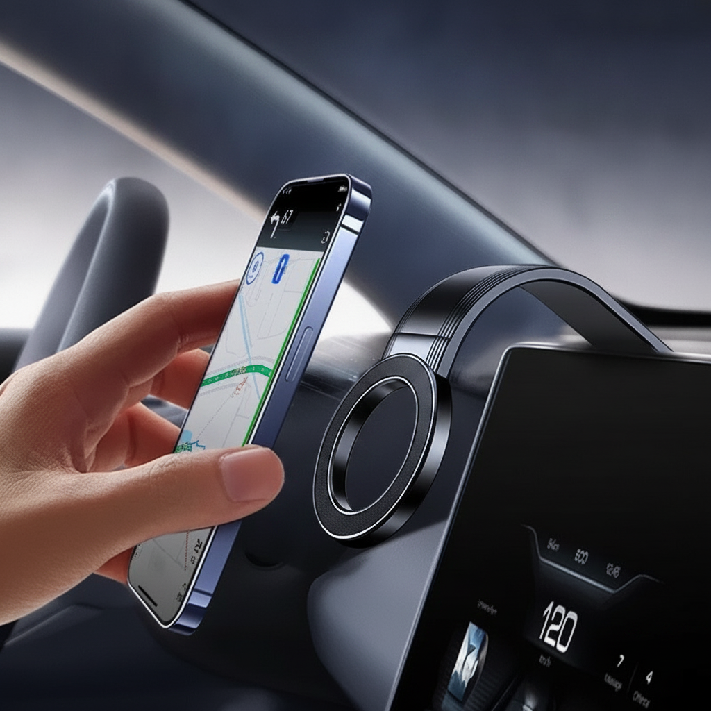 Magnetische Handyhalterung für Auto, einhändig bedienbar